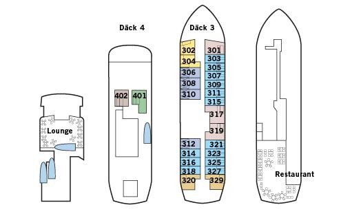 Cabin layout for Quest