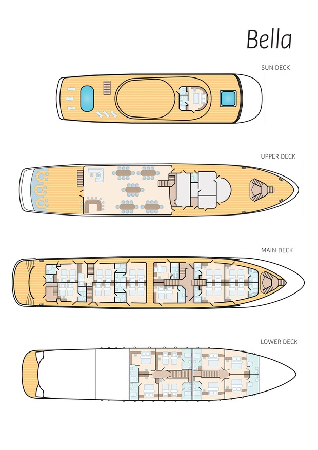Cabin layout for Bella