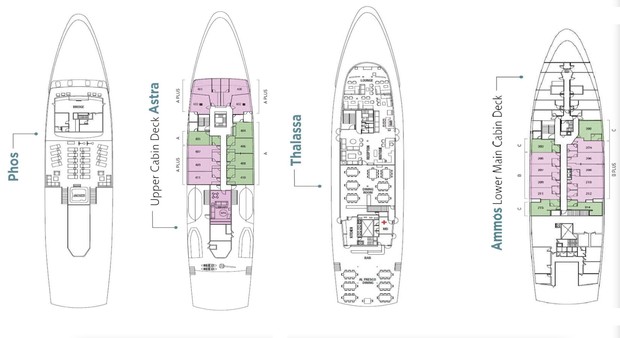 Cabin layout for Elysium