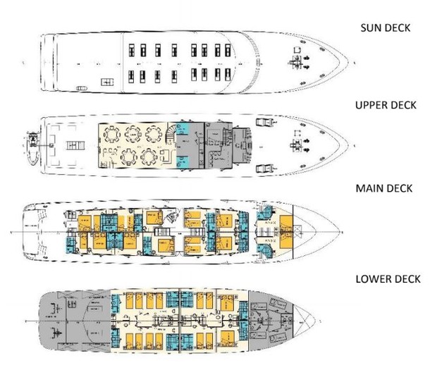 Cabin layout for Dream