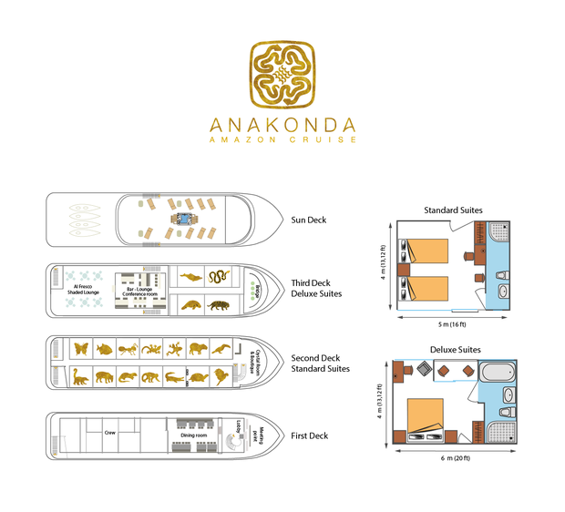 Cabin layout for Anakonda