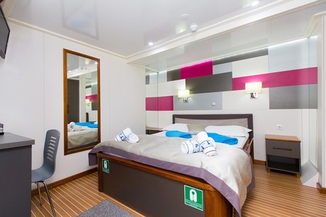 Lower deck double bed cabin on Prestige